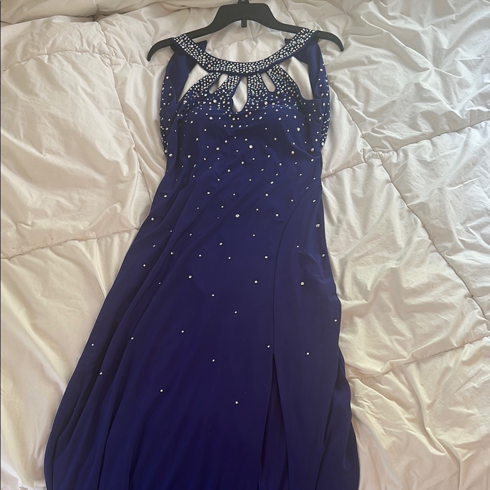 Elegant Blue Evening Dress